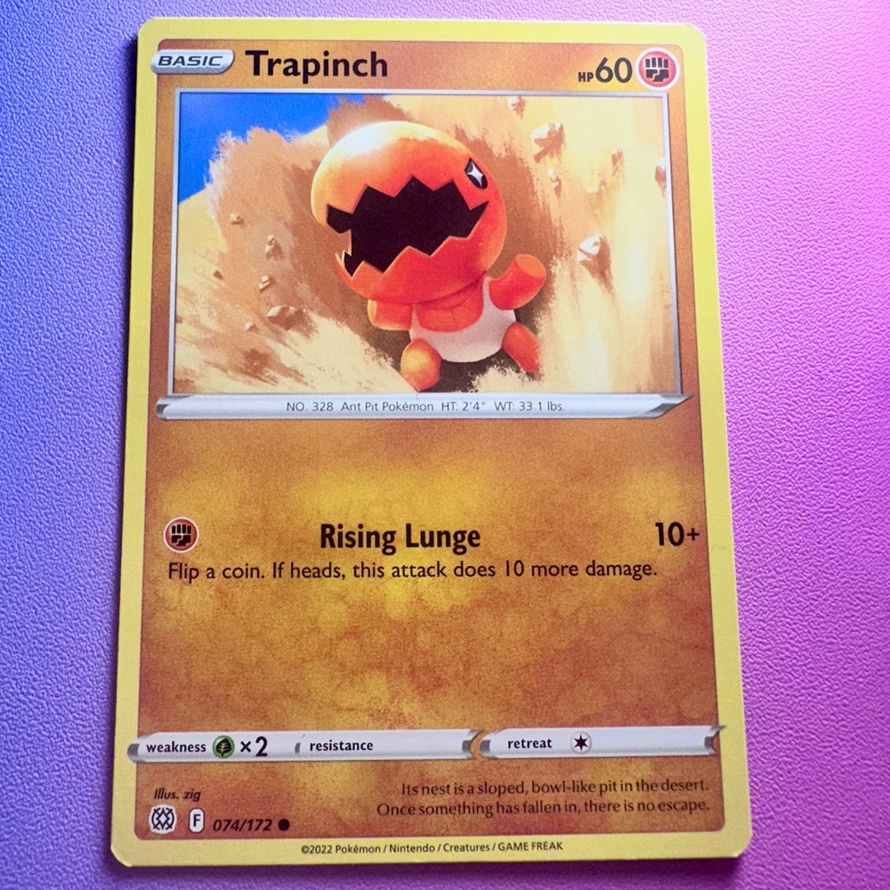 trapinch (074/172) - common — pokémon: brilliant stars